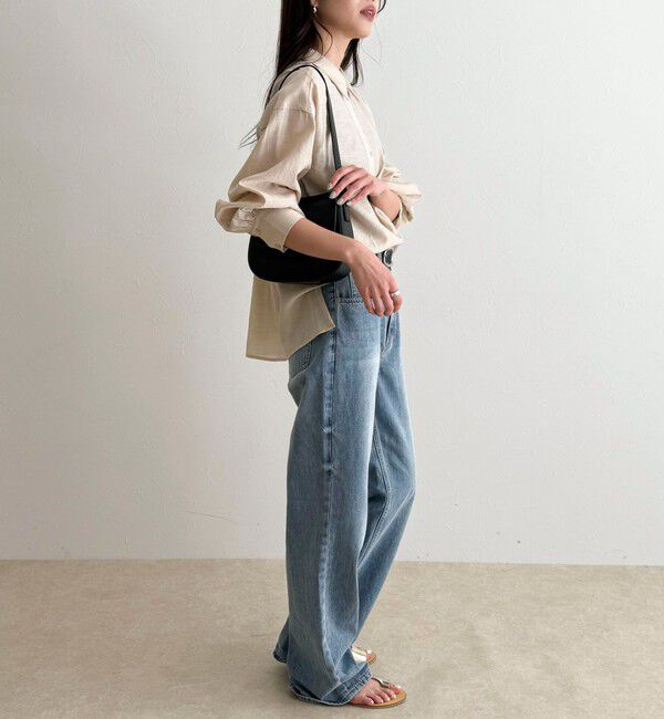 fredy emue「リネン混シアースラブブラウス」|シャツ・ブラウス|