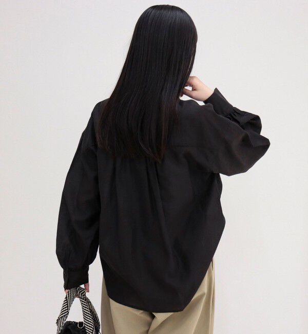 fredy emue「リネン混シアースラブブラウス」|シャツ・ブラウス|