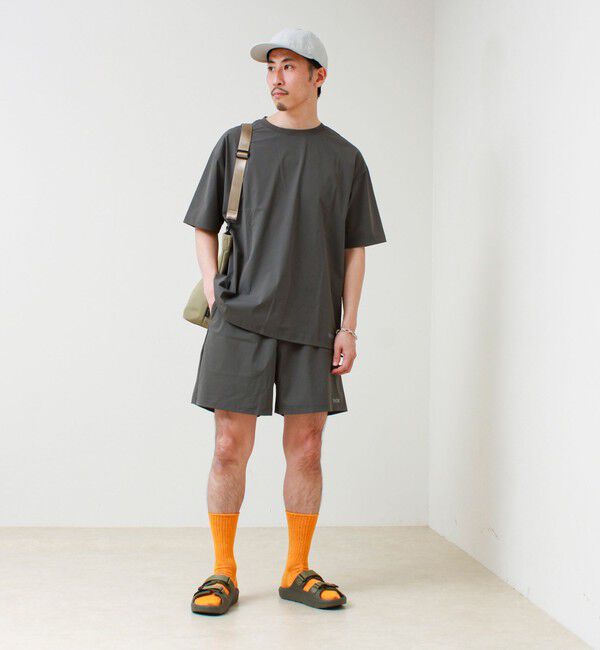 GLOSTER「【GLOSTER&times;TAION】機能素材 ワンマイルセットアップ（Tシャツ＋ショーツ）」|Tシャツ・カットソー|