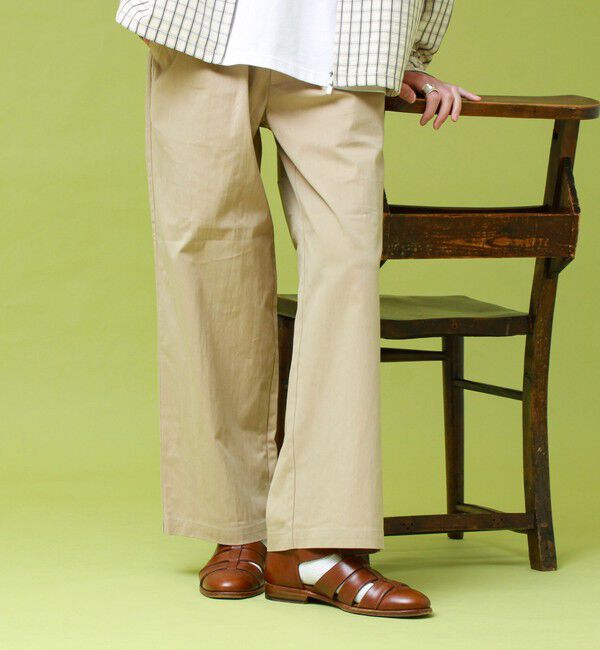 GLOSTER「【GEVACO/ゲバコ】コットンナイロンイージーパンツ」|チノ|