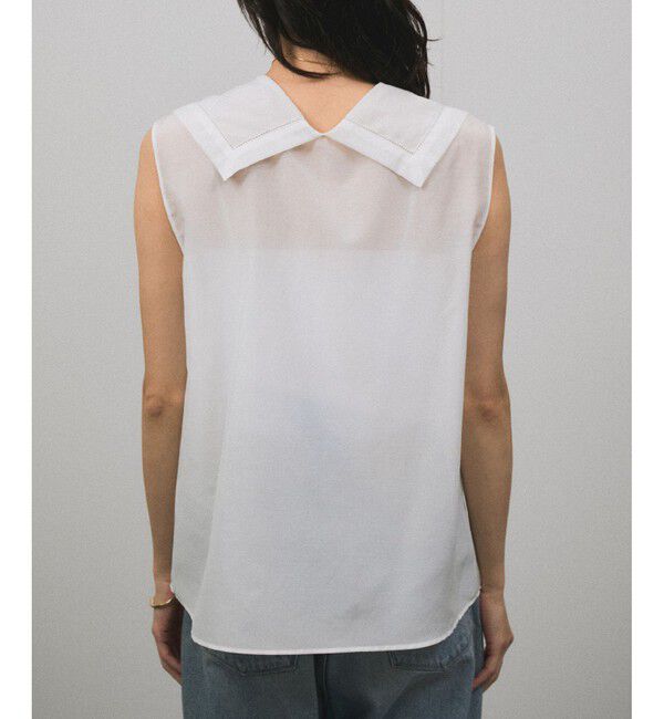 SALON adam et rope'「コットンシルクジレブラウス」|シャツ・ブラウス|