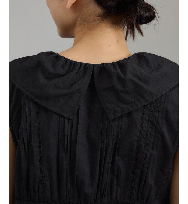 SALON adam et rope'「【WEB限定】フロントリボンフリルタンク / フリルジレ」|シャツ・ブラウス|