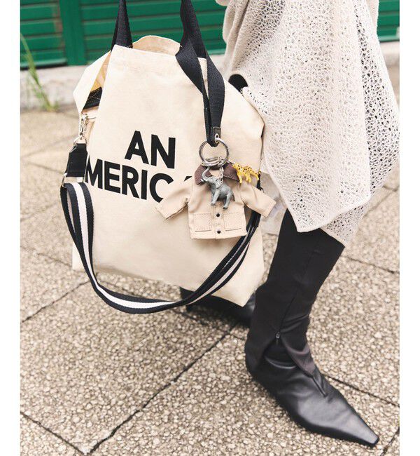 SALON adam et rope'「【Americana（アメリカーナ） for SALON】カバーオールチャーム」|チャーム・キーホルダー|