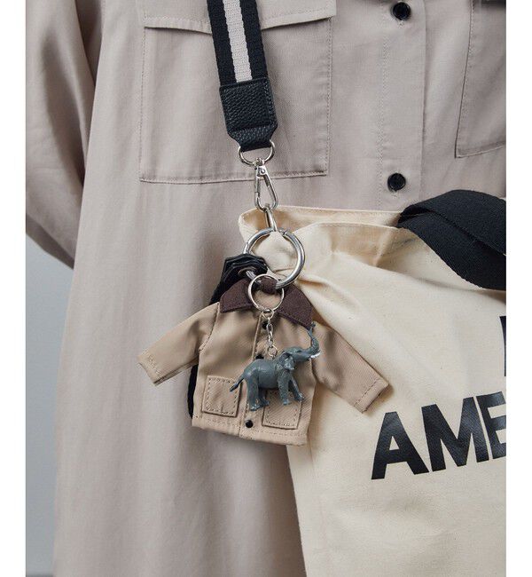 SALON adam et rope'「【Americana（アメリカーナ） for SALON】カバーオールチャーム」|チャーム・キーホルダー|