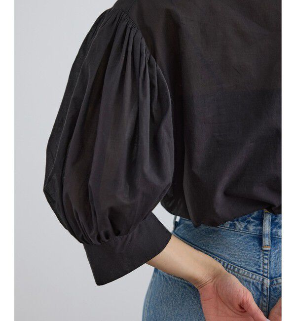 SALON adam et rope'「ギャザーボリュームスリーブブラウス」|シャツ・ブラウス|