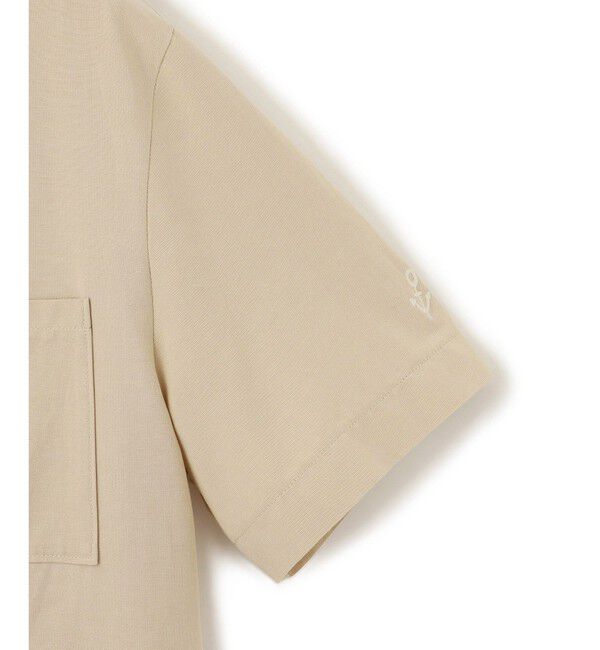 VIS「【Chocomoo】VIS別注バック刺繍クロップドハーフスリーブシャツ」|シャツ・ブラウス|