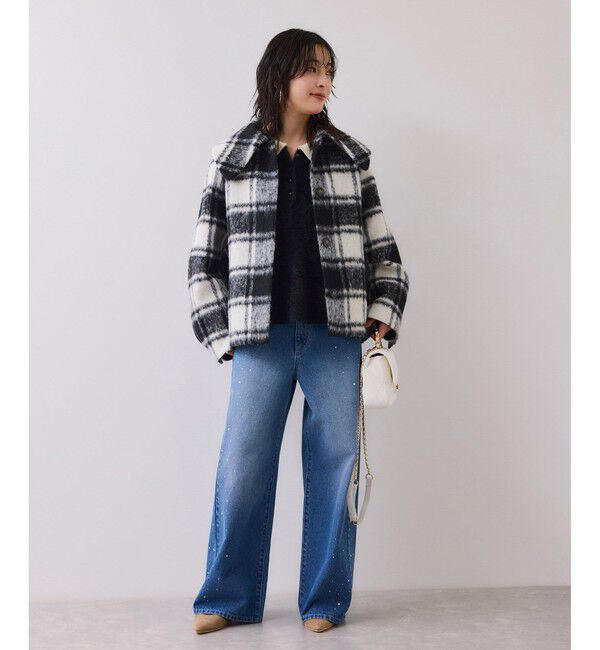 VIS「ペプラムデザインシャギーニット」|ニット・セーター|