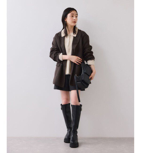 VIS「ペプラムデザインシャギーニット」|ニット・セーター|