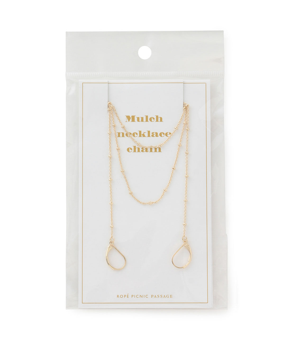 ROPE PICNIC PASSAGE「デザインチェーンネックレス＆マスクチェーン」|ネックレス|