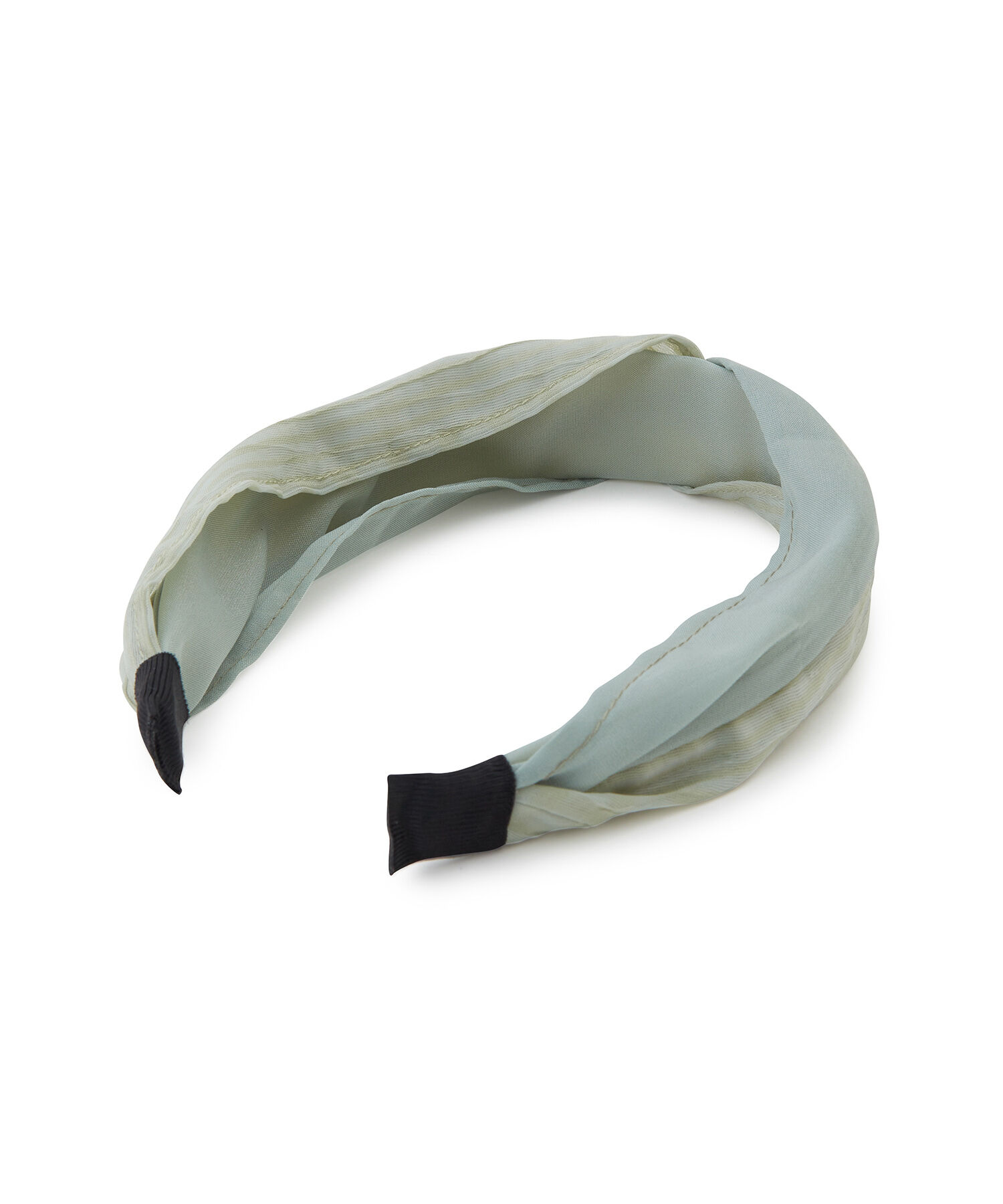 ROPE PICNIC PASSAGE「オーガンジーチェッククロスカチューシャ」|カチューシャ|