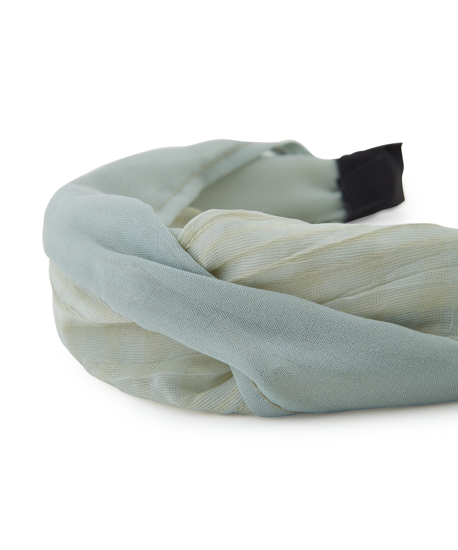 ROPE PICNIC PASSAGE「オーガンジーチェッククロスカチューシャ」|カチューシャ|