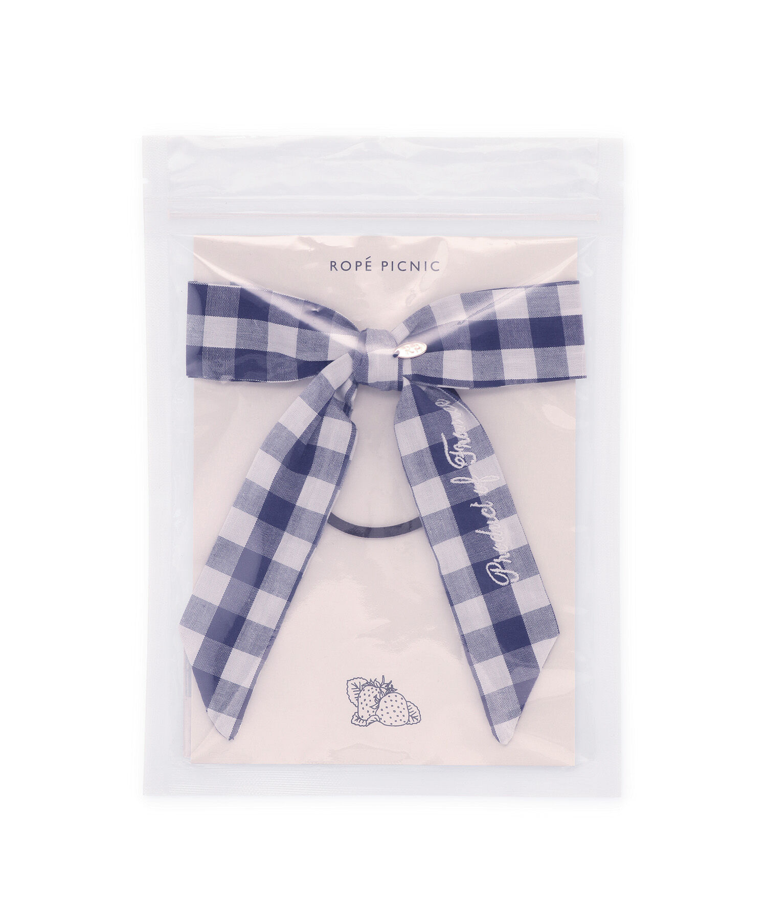 ROPE PICNIC PASSAGE「【Bonne Maman &times; ROPE' PICNIC】ギンガムチェックリボンヘアゴム」|ヘアゴム・シュシュ|