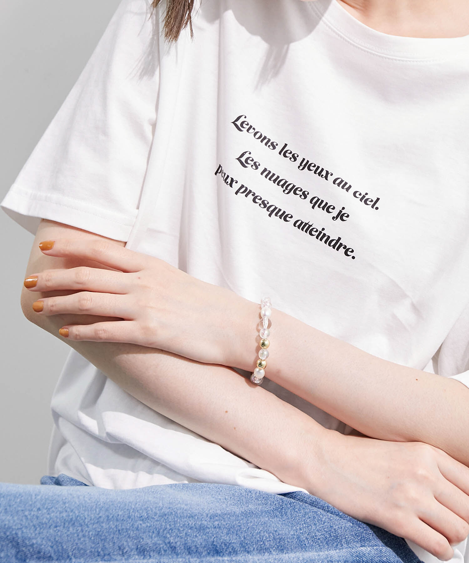 ROPE PICNIC PASSAGE「淡水パールミックスブレスレット」|ブレスレット・バングル|