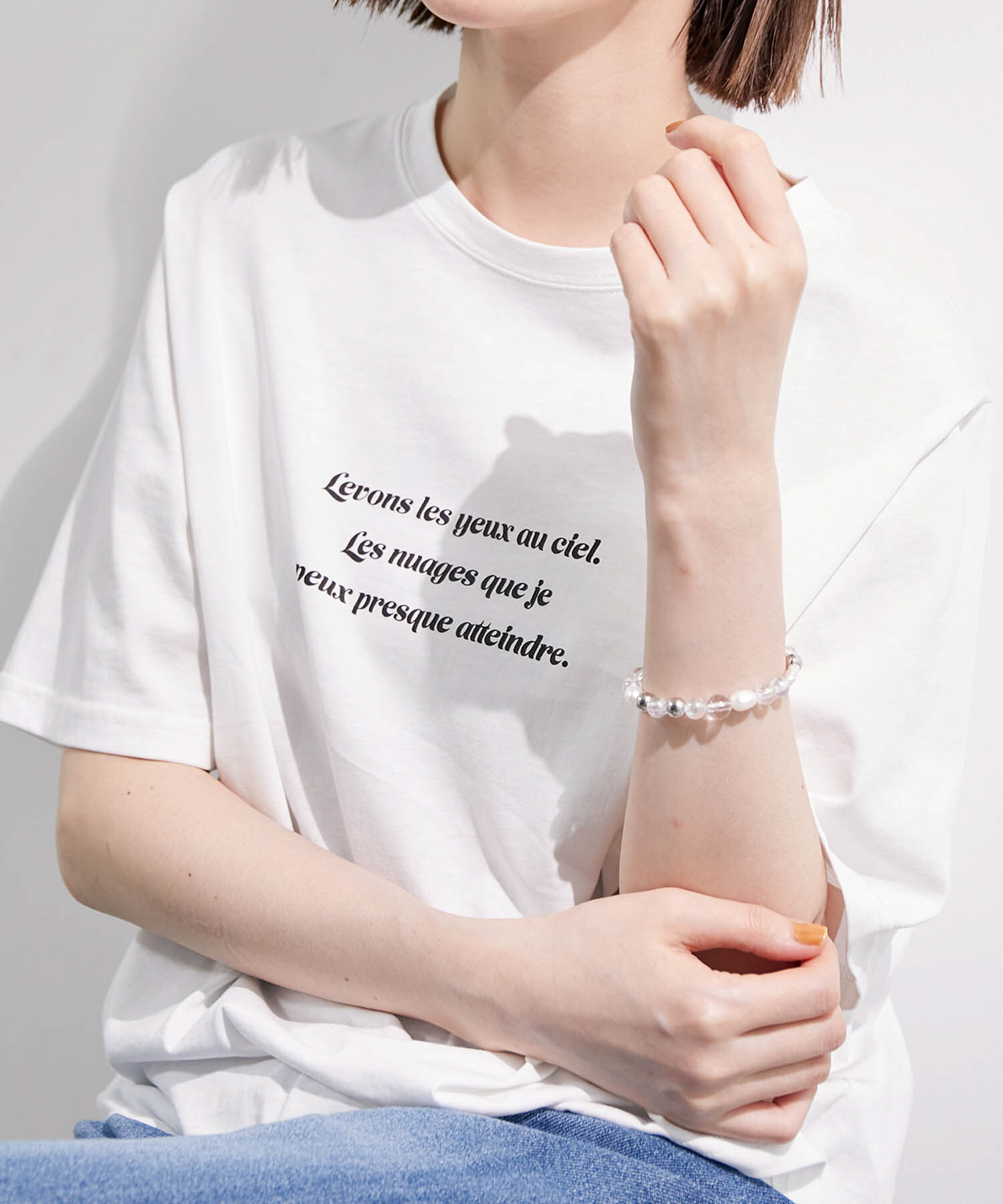 ROPE PICNIC PASSAGE「淡水パールミックスブレスレット」|ブレスレット・バングル|