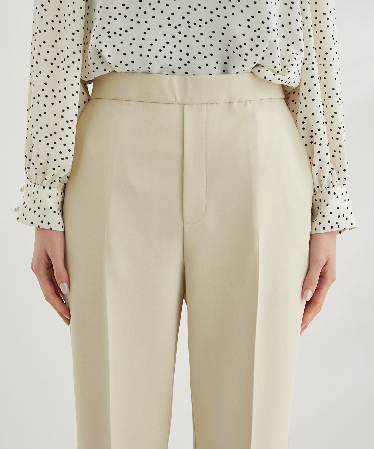 Rope&rsquo;Picnic「ラク美/スティックカラーパンツ」|スラックス|