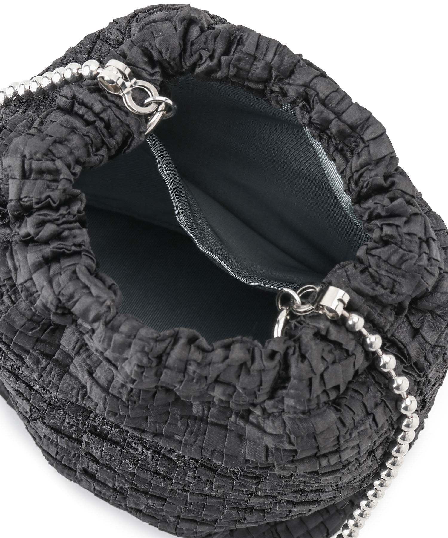 ROPE PICNIC PASSAGE「プリーツドロストリングボールチェーンショルダーバッグ」|ショルダー・メッセンジャー|