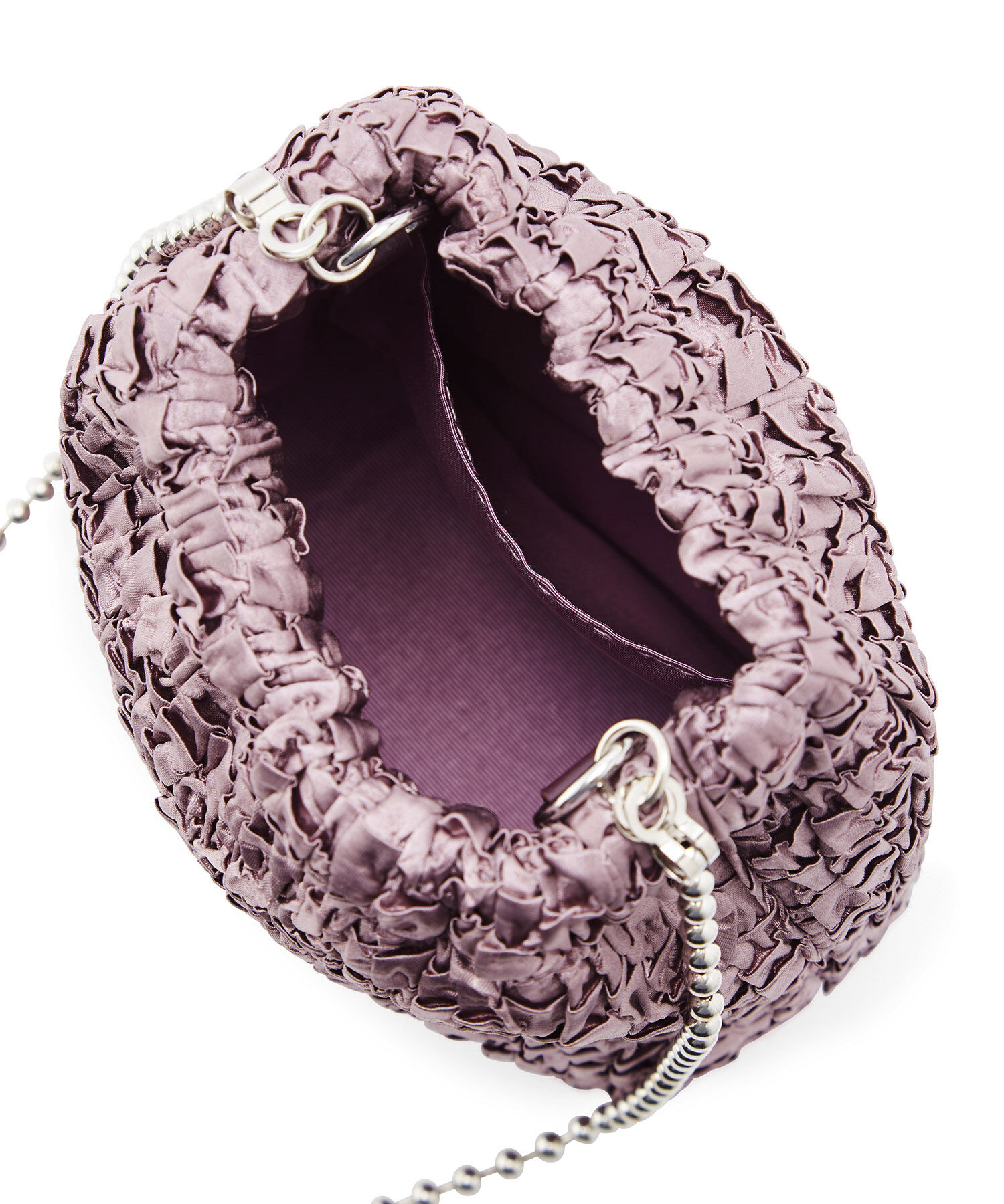 ROPE PICNIC PASSAGE「プリーツドロストリングボールチェーンショルダーバッグ」|ショルダー・メッセンジャー|