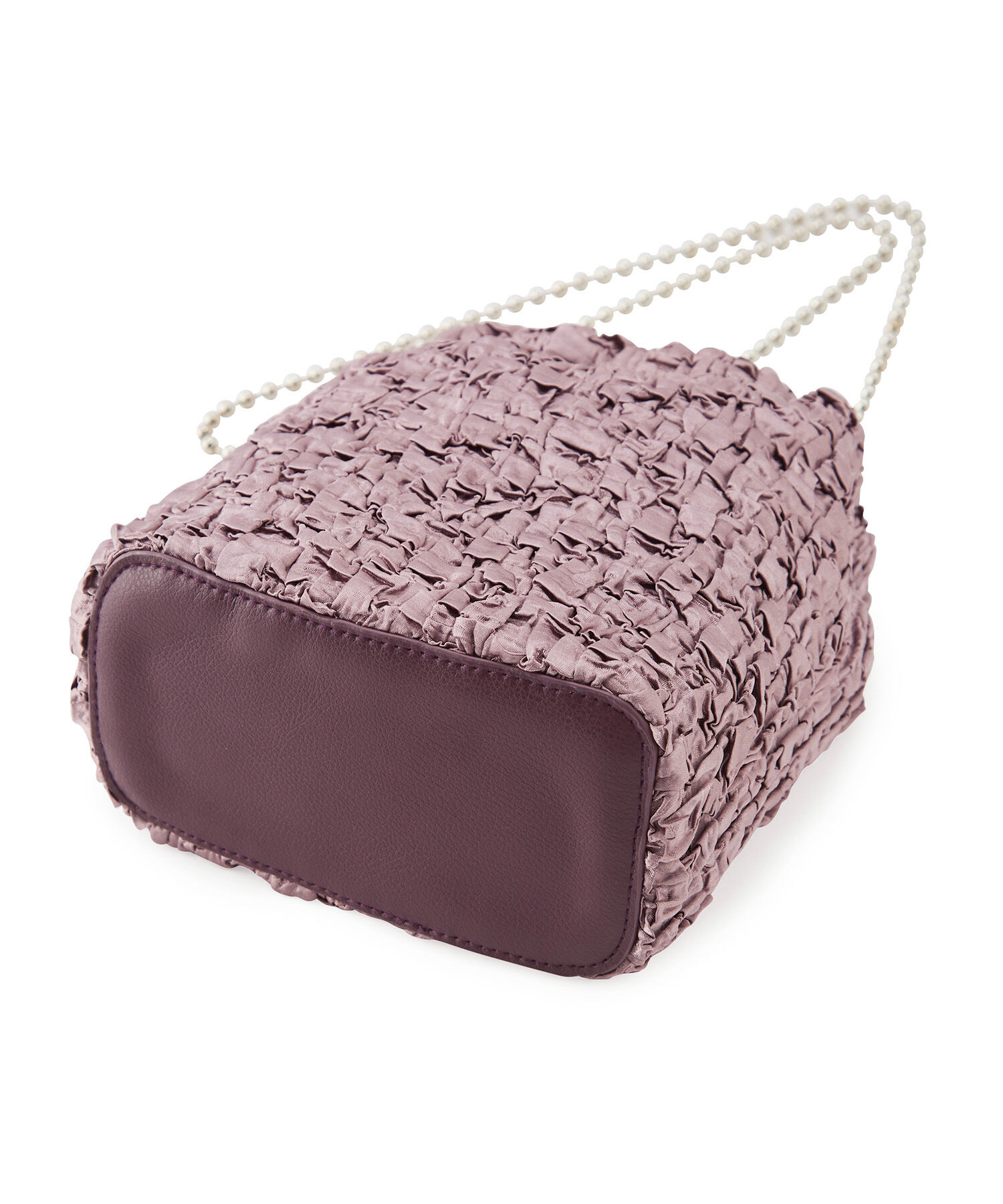 ROPE PICNIC PASSAGE「プリーツドロストリングボールチェーンショルダーバッグ」|ショルダー・メッセンジャー|