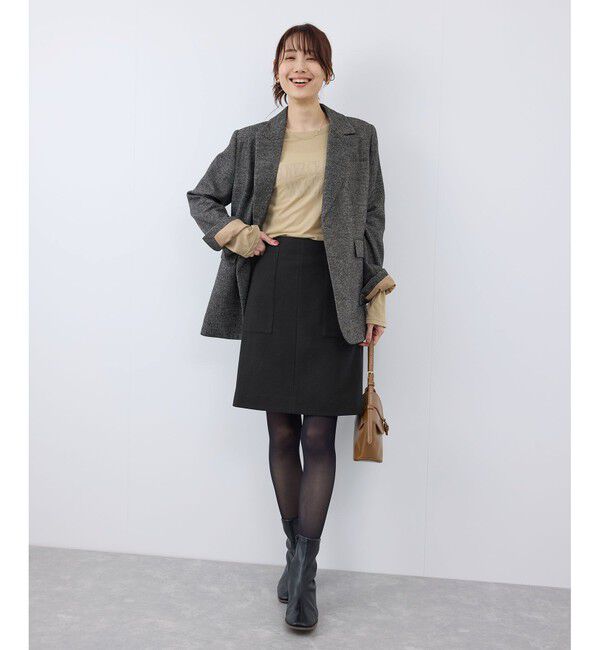 Rope&rsquo;Picnic「ジャージメルトンスカート」|スカート|