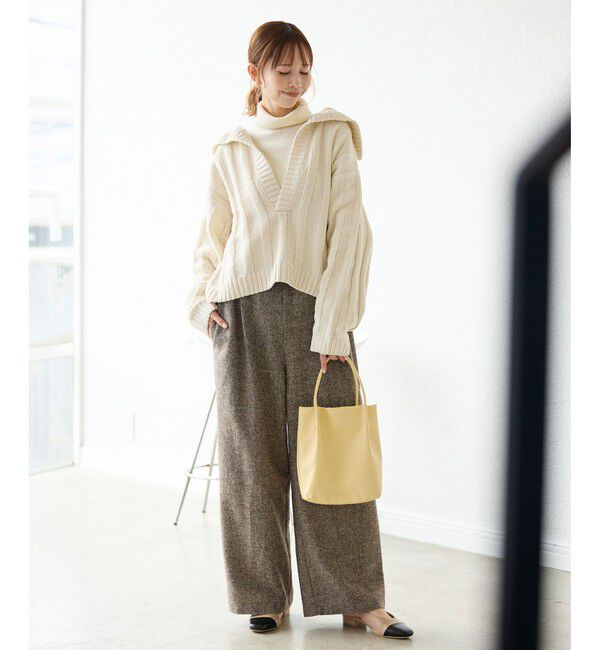 Rope&rsquo;Picnic「アンジェリーナモールニットスキッパープルオーバー」|ニット・セーター|