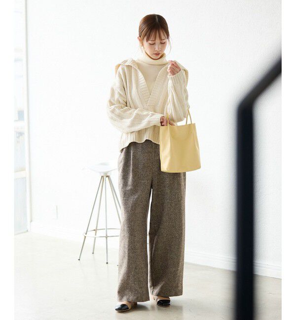 Rope&rsquo;Picnic「アンジェリーナモールニットスキッパープルオーバー」|ニット・セーター|