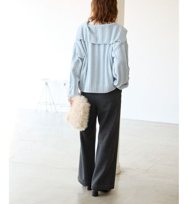 Rope&rsquo;Picnic「アンジェリーナモールニットスキッパープルオーバー」|ニット・セーター|