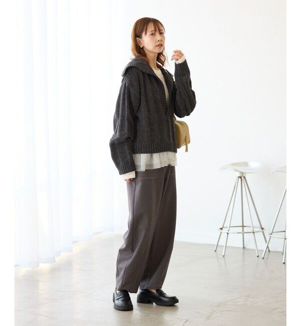 Rope&rsquo;Picnic「アンジェリーナモールニットスキッパープルオーバー」|ニット・セーター|