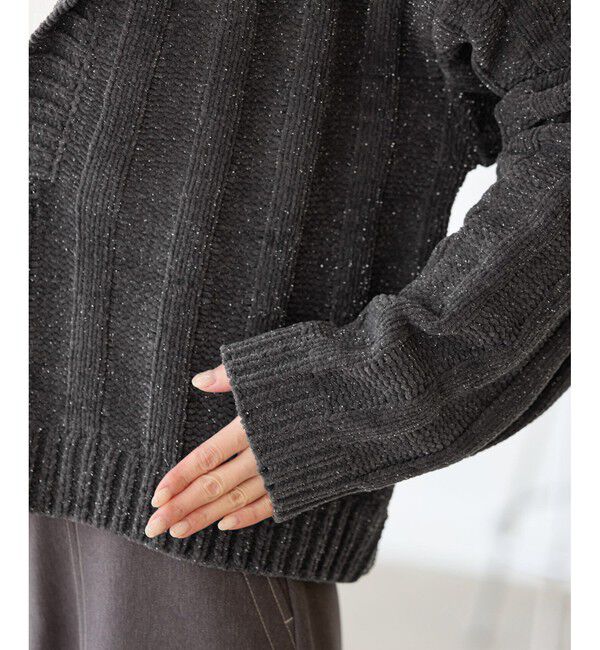 Rope&rsquo;Picnic「アンジェリーナモールニットスキッパープルオーバー」|ニット・セーター|