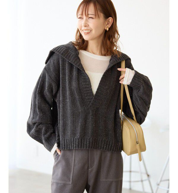 Rope&rsquo;Picnic「アンジェリーナモールニットスキッパープルオーバー」|ニット・セーター|