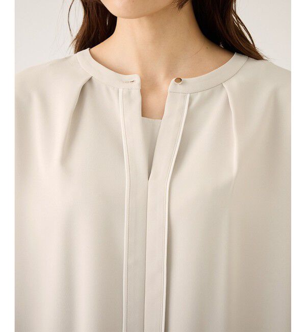 Rope&rsquo;Picnic「配色パイピングブラウス」|シャツ・ブラウス|