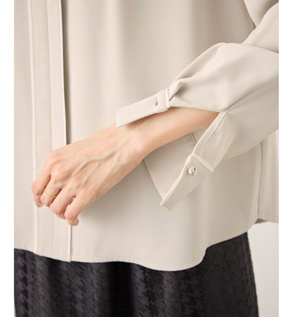 Rope&rsquo;Picnic「配色パイピングブラウス」|シャツ・ブラウス|