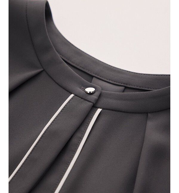 Rope&rsquo;Picnic「配色パイピングブラウス」|シャツ・ブラウス|