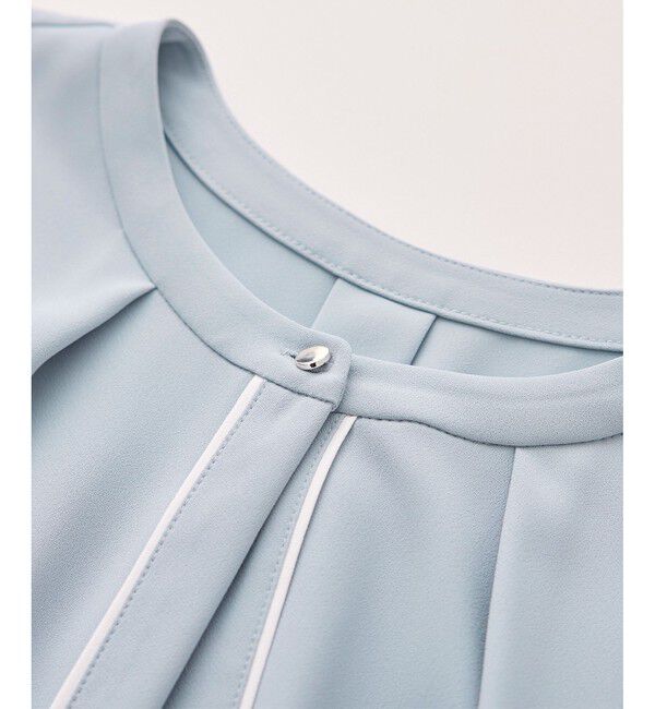 Rope&rsquo;Picnic「配色パイピングブラウス」|シャツ・ブラウス|