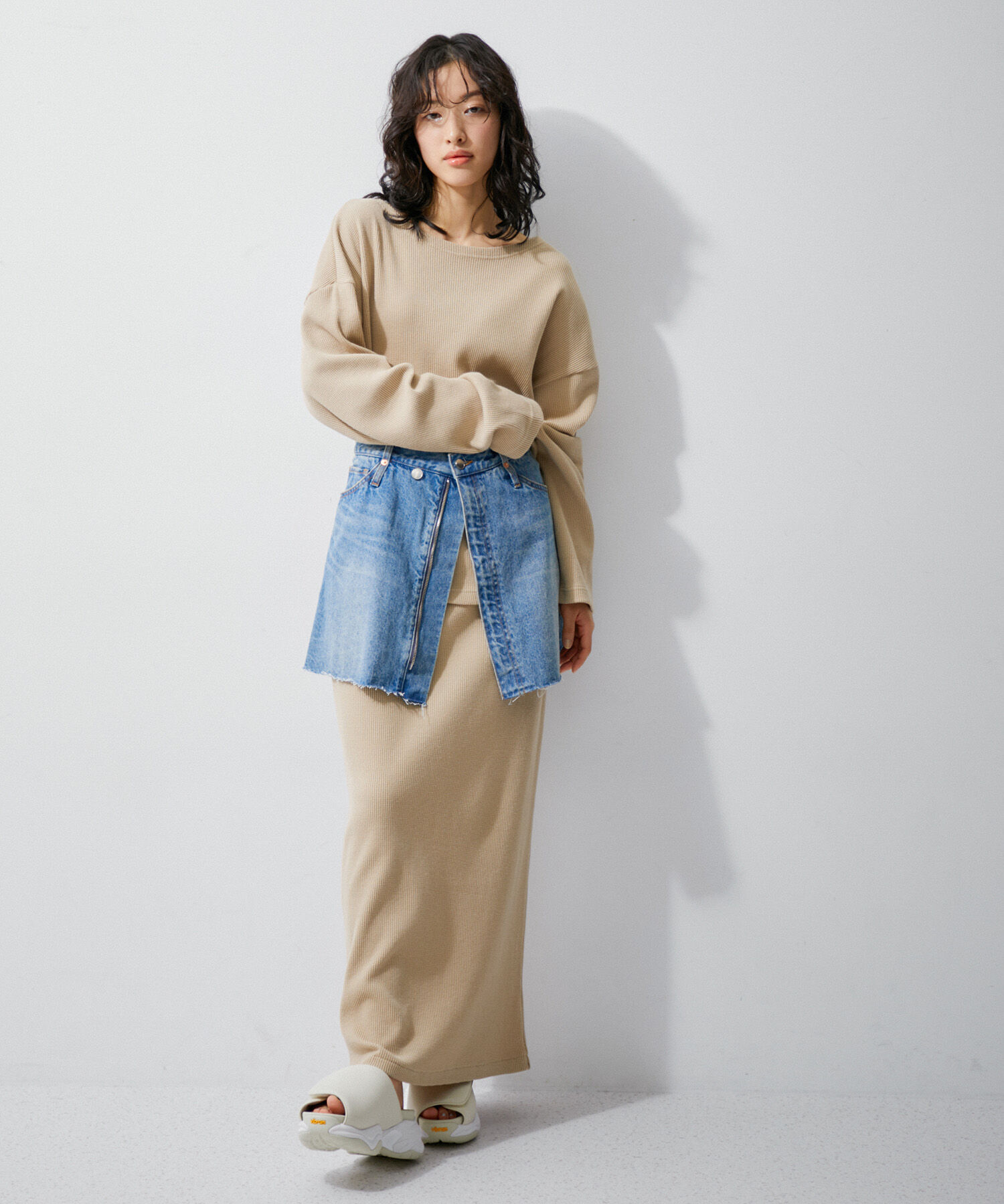 ADAM ET ROPE'「Vibramパデッドサンダル」|サンダル|