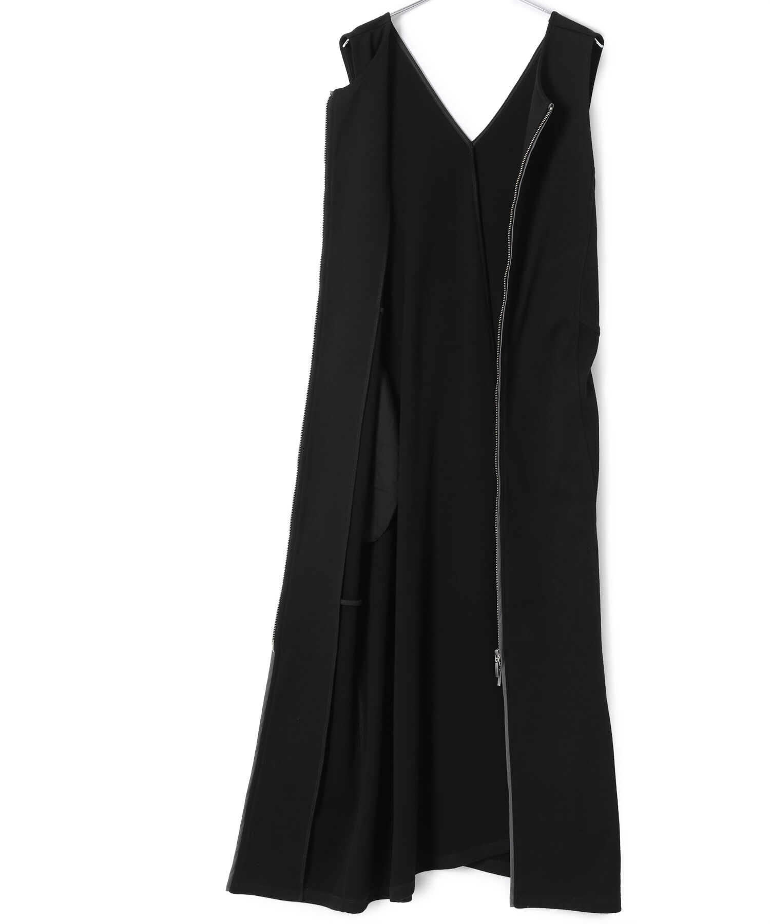 ADAM ET ROPE'「【WEB限定・サステナブル】2WAYジップジレワンピース」|ワンピース|