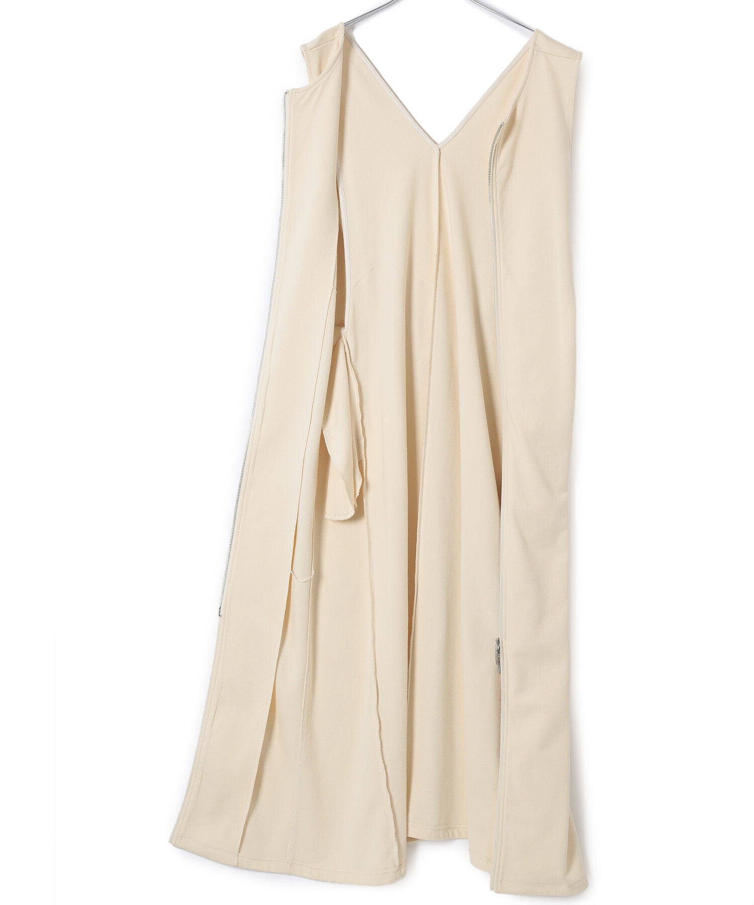 ADAM ET ROPE'「【WEB限定・サステナブル】2WAYジップジレワンピース」|ワンピース|