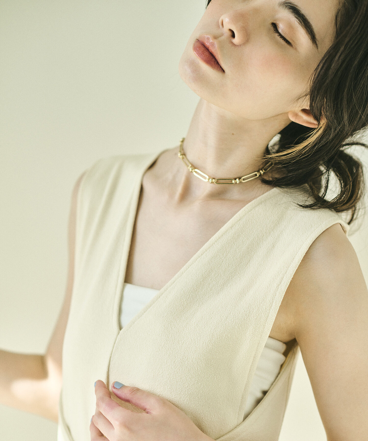 ADAM ET ROPE'「【WEB限定・サステナブル】2WAYジップジレワンピース」|ワンピース|