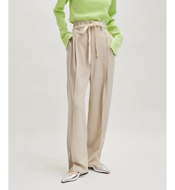 ADAM ET ROPE'「【オケージョン】ドロストスラックス」|スラックス|オフサブ