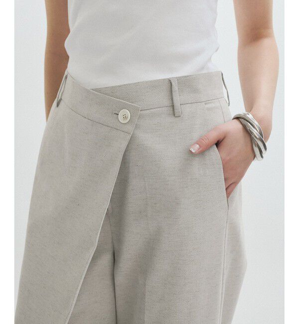 ADAM ET ROPE'「ラップパンツ」|スラックス|