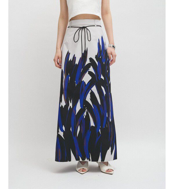 ADAM ET ROPE'「メイクプリントスカート」|スカート|