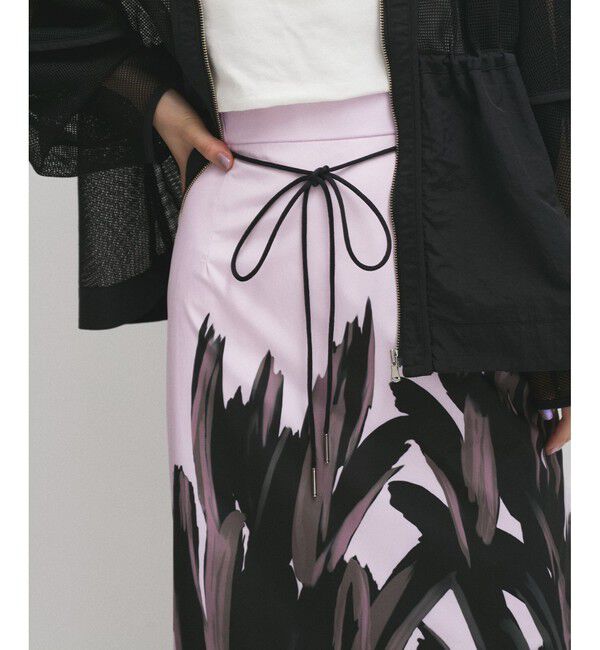 ADAM ET ROPE'「メイクプリントスカート」|スカート|