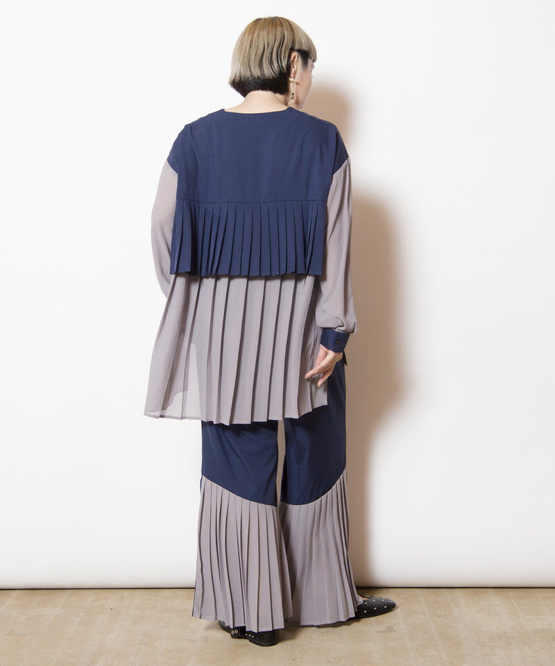  「バックプリーツヘムパンツ」|その他|