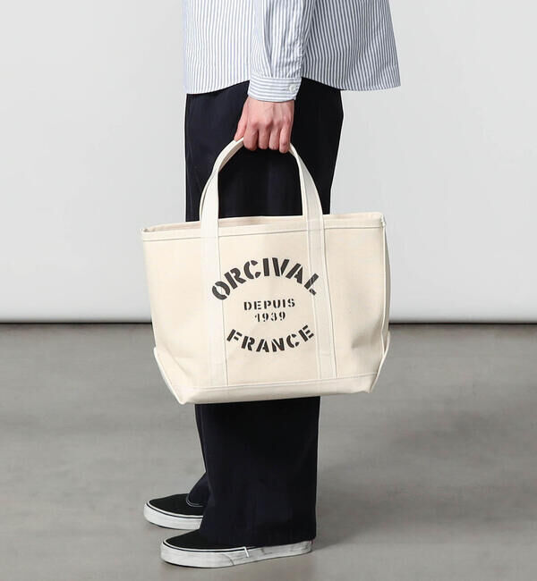 ORCIVAL「ORCIVAL | プリント キャンバストートバッグ 中 UNISEX」|トートバッグ|