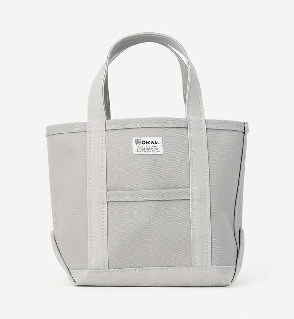 ORCIVAL「ORCIVAL | キャンバストートバッグ 小 UNISEX」|トートバッグ|LTGREY