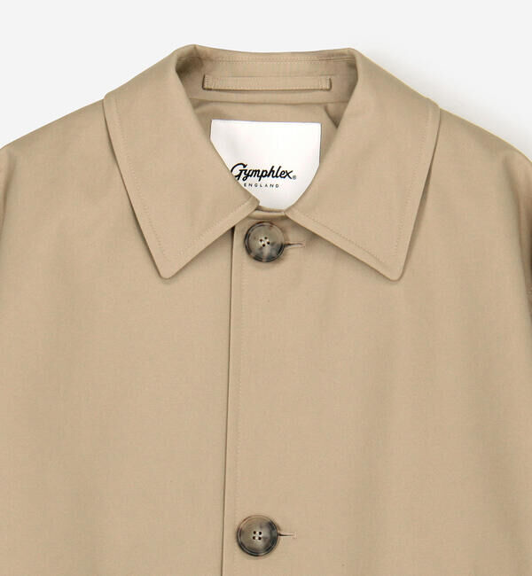 GYMPHLEX「Gymphlex | コットンギャバジン ショートコート WOMEN」|ステンカラーコート|