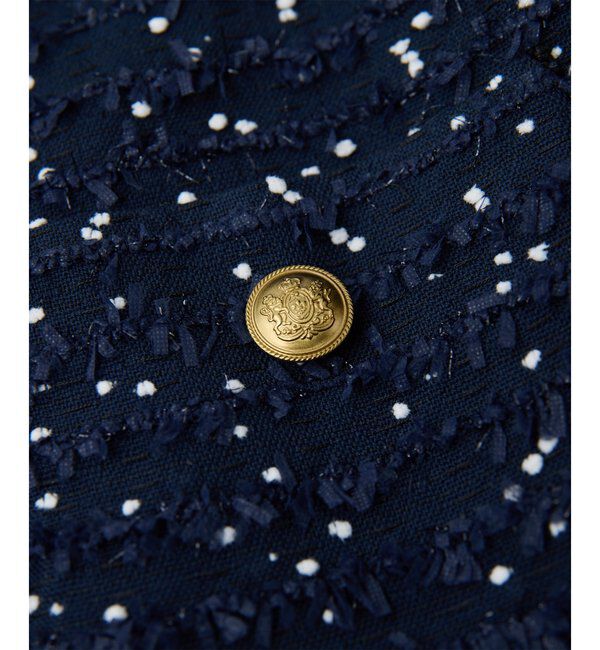  「LINTONフリンジジレ」|ベスト・ジレ|