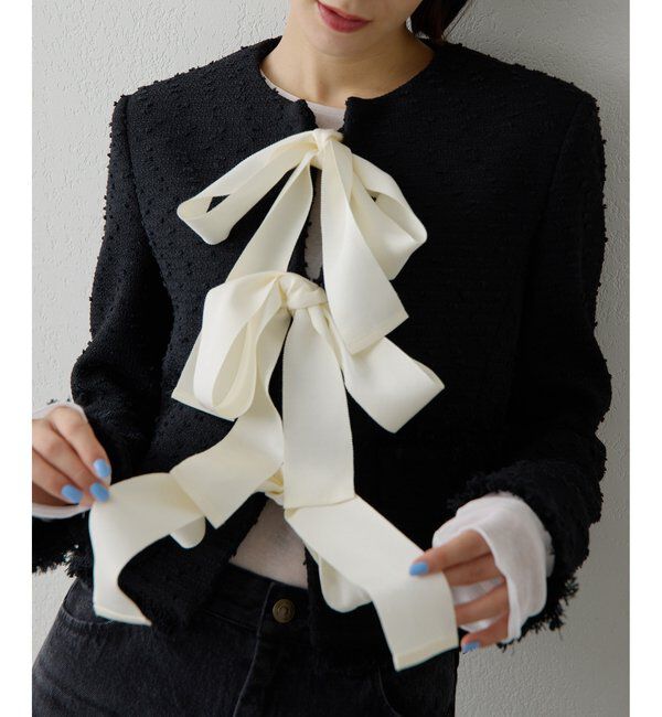  「ネップツイードリボンジャケット」|その他|