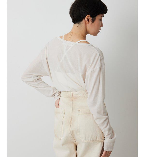 THE PAUSE「【THE PAUSE】シアーフライスロンTEE」|Tシャツ・カットソー|