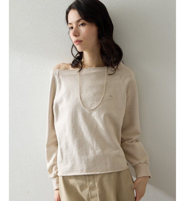  「【一部店舗＆WEB限定カラー】オフショル刺繍プルオーバー」|Tシャツ・カットソー|
