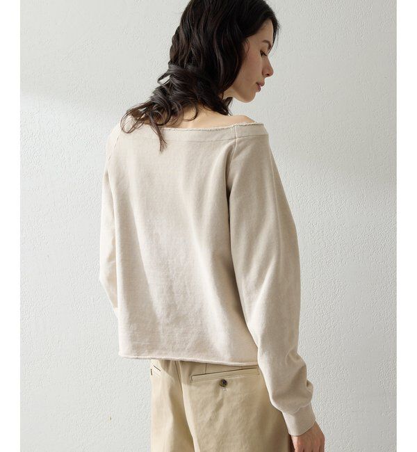  「【一部店舗＆WEB限定カラー】オフショル刺繍プルオーバー」|Tシャツ・カットソー|